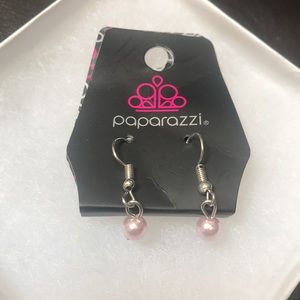 Pink dangling earrings